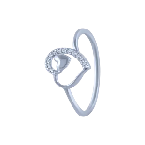 14k (585) White Gold And Diamond Ring For Women