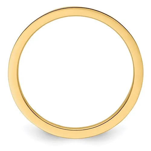 14K Gold 1.2mm Criss-Cross Pattern Stackable Band
