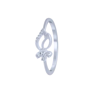 14KT (585) White Gold And Diamond Ring For Women