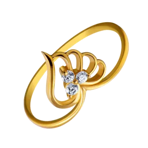 14KT (585) Yellow Gold Ring For Women