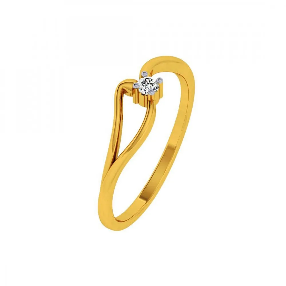 14KT (585) Yellow Gold Ring For Women