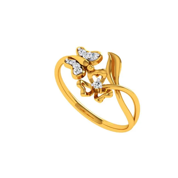 14KT (585) Yellow Gold Ring For Women