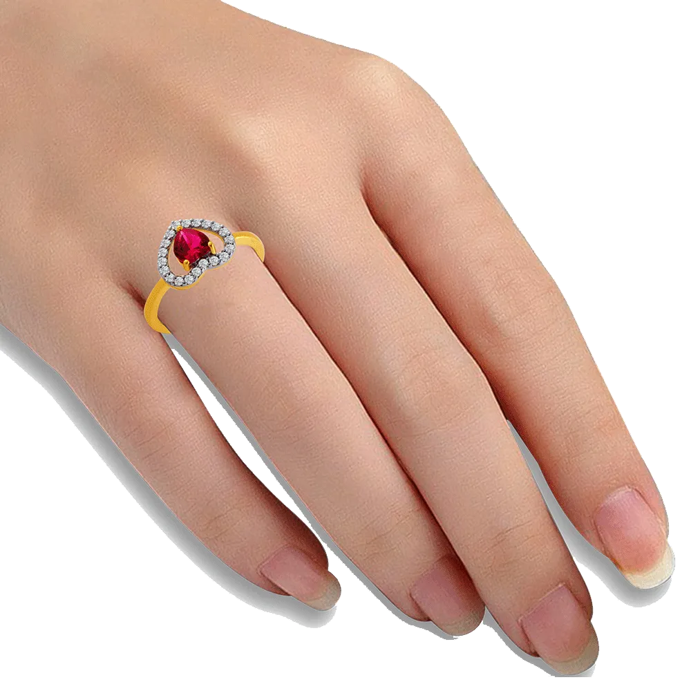 14KT (585) Yellow Gold Ring For Women