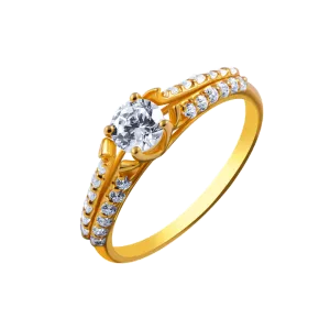14KT (585) Yellow Gold Ring For Women