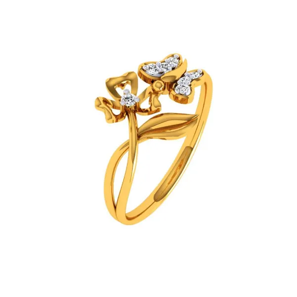 14KT (585) Yellow Gold Ring For Women
