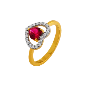 14KT (585) Yellow Gold Ring For Women