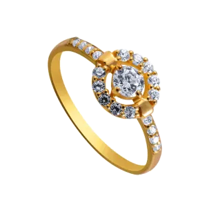 14KT (585) Yellow Gold Ring For Women