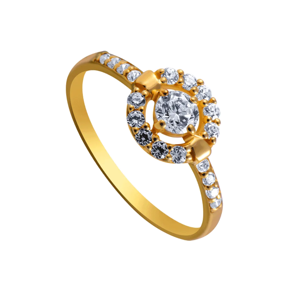 14KT (585) Yellow Gold Ring For Women