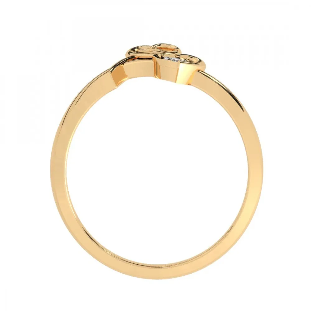 14KT (585) Yellow Gold Ring For Women