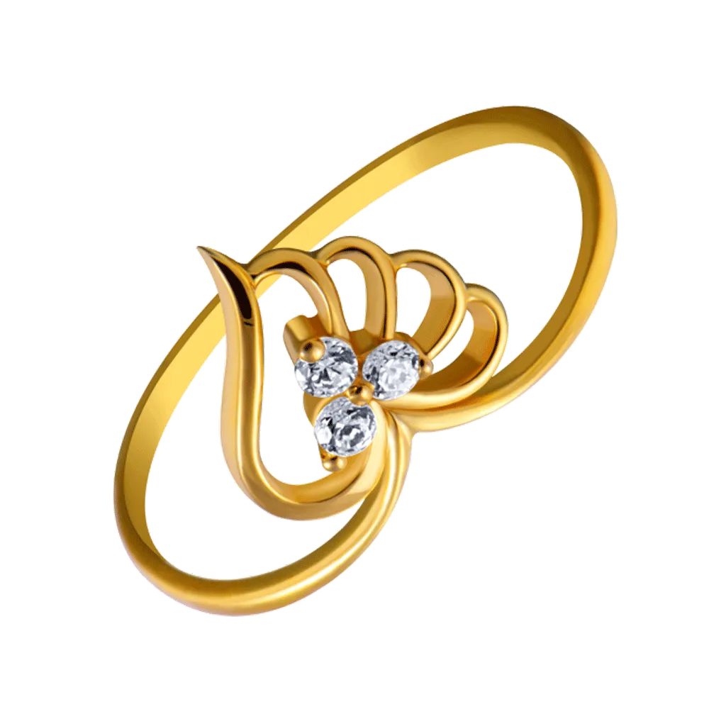 14KT (585) Yellow Gold Ring For Women