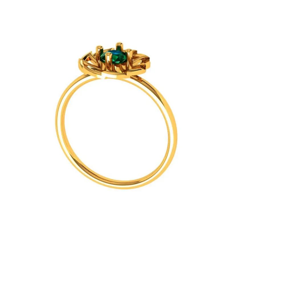 14KT (585) Yellow Gold Ring For Women