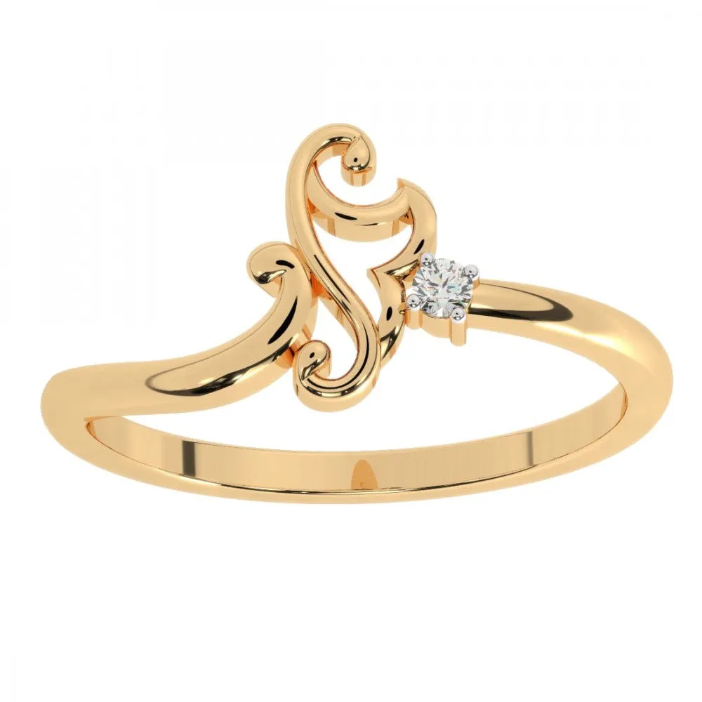 14KT (585) Yellow Gold Ring For Women