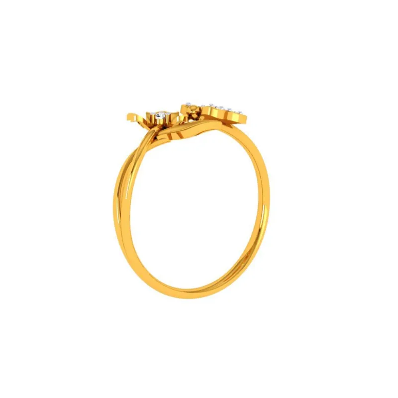 14KT (585) Yellow Gold Ring For Women