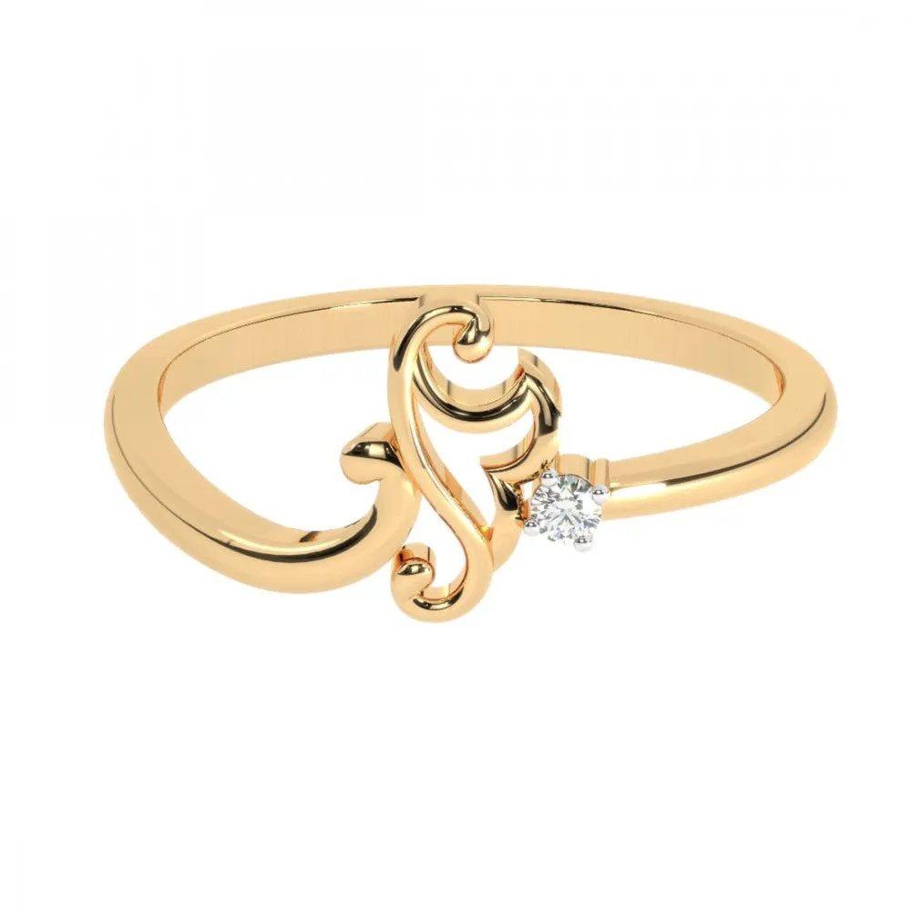 14KT (585) Yellow Gold Ring For Women