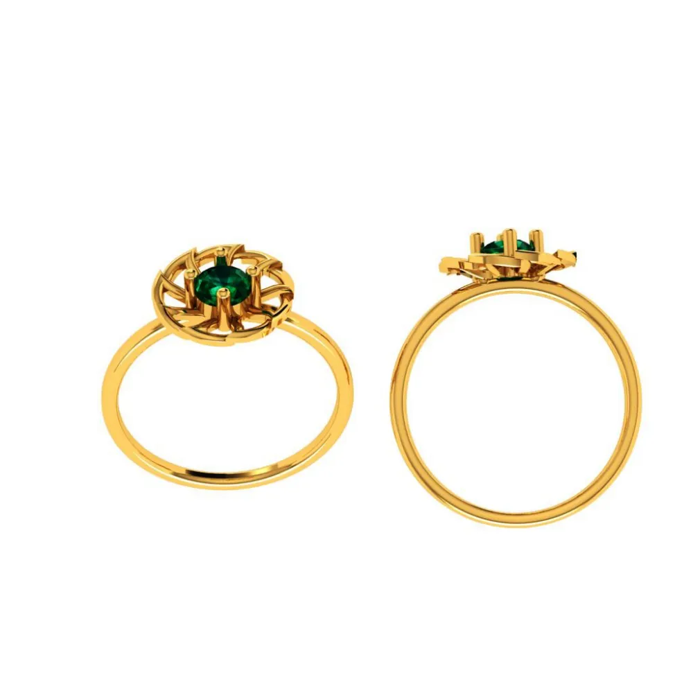 14KT (585) Yellow Gold Ring For Women