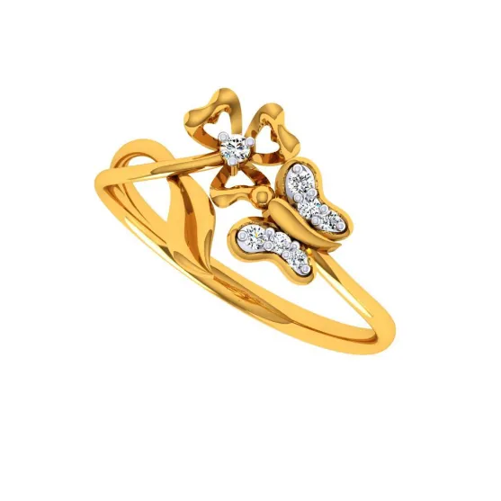 14KT (585) Yellow Gold Ring For Women