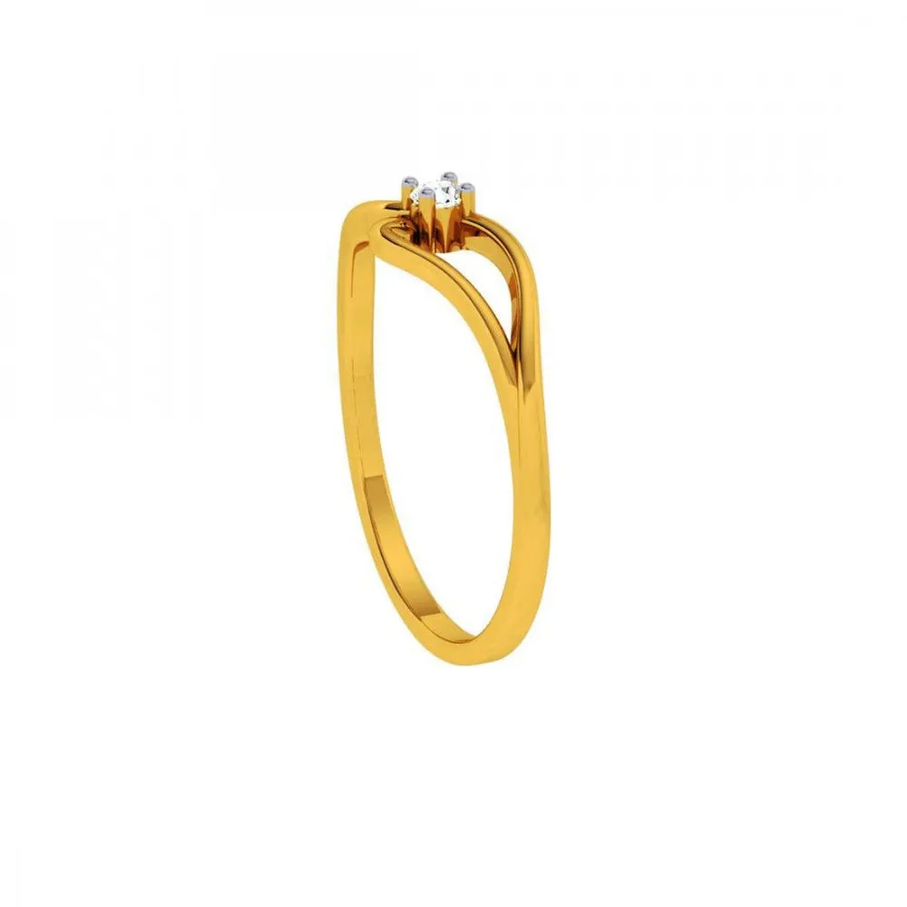14KT (585) Yellow Gold Ring For Women
