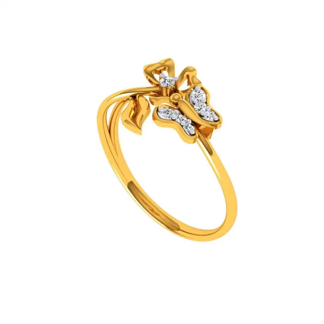 14KT (585) Yellow Gold Ring For Women
