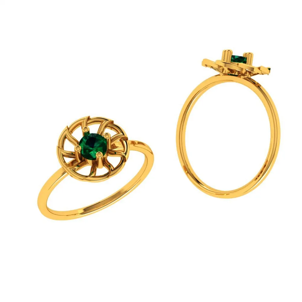 14KT (585) Yellow Gold Ring For Women