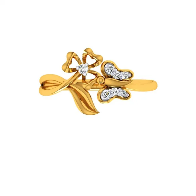 14KT (585) Yellow Gold Ring For Women