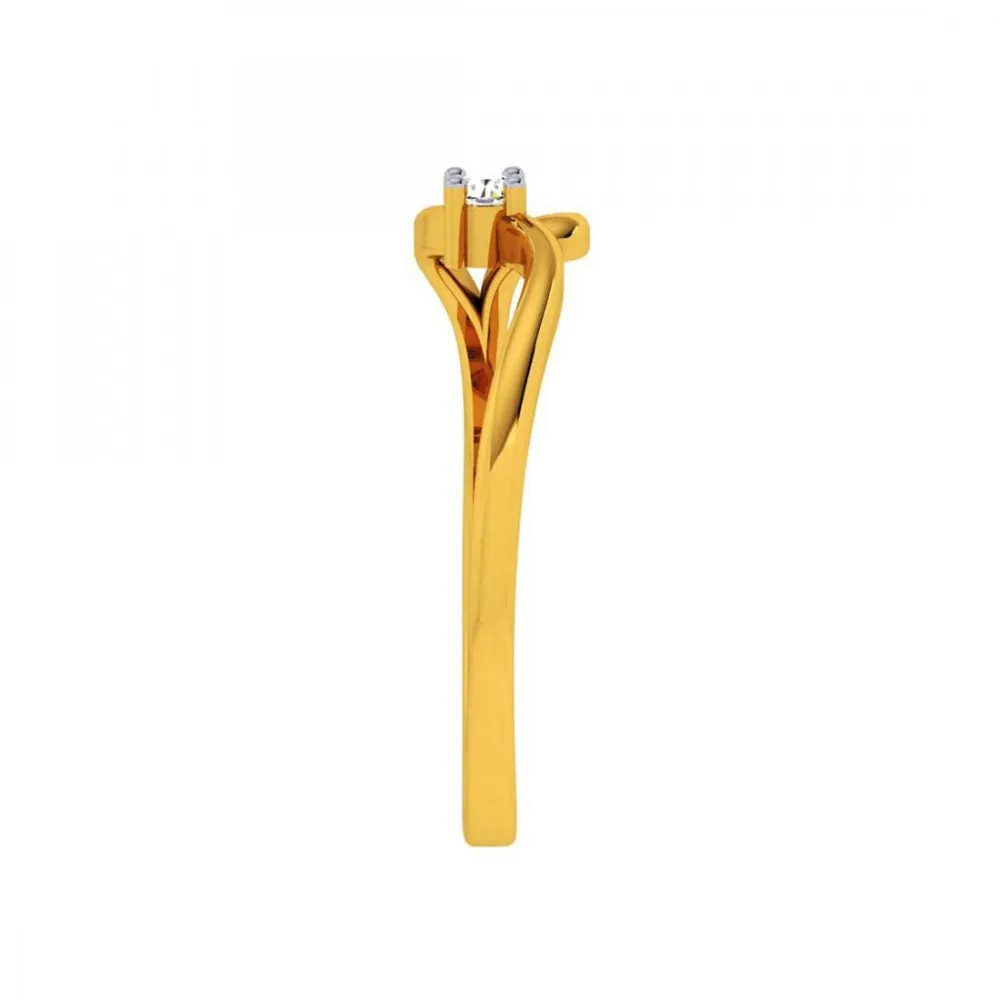 14KT (585) Yellow Gold Ring For Women