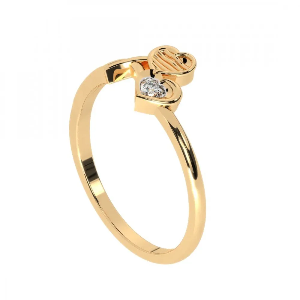 14KT (585) Yellow Gold Ring For Women