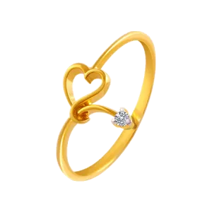14KT Yellow Gold Ring For Women
