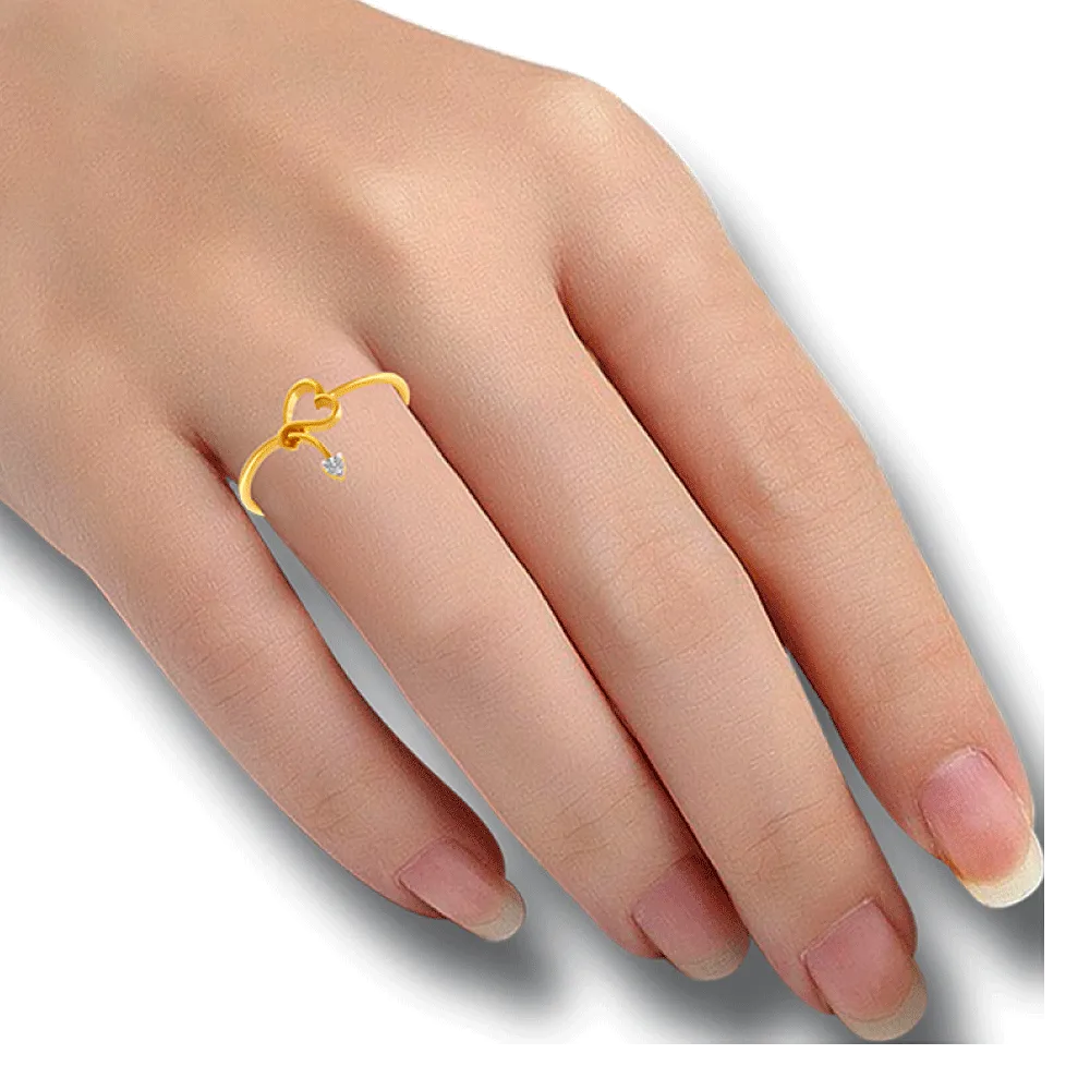 14KT Yellow Gold Ring For Women