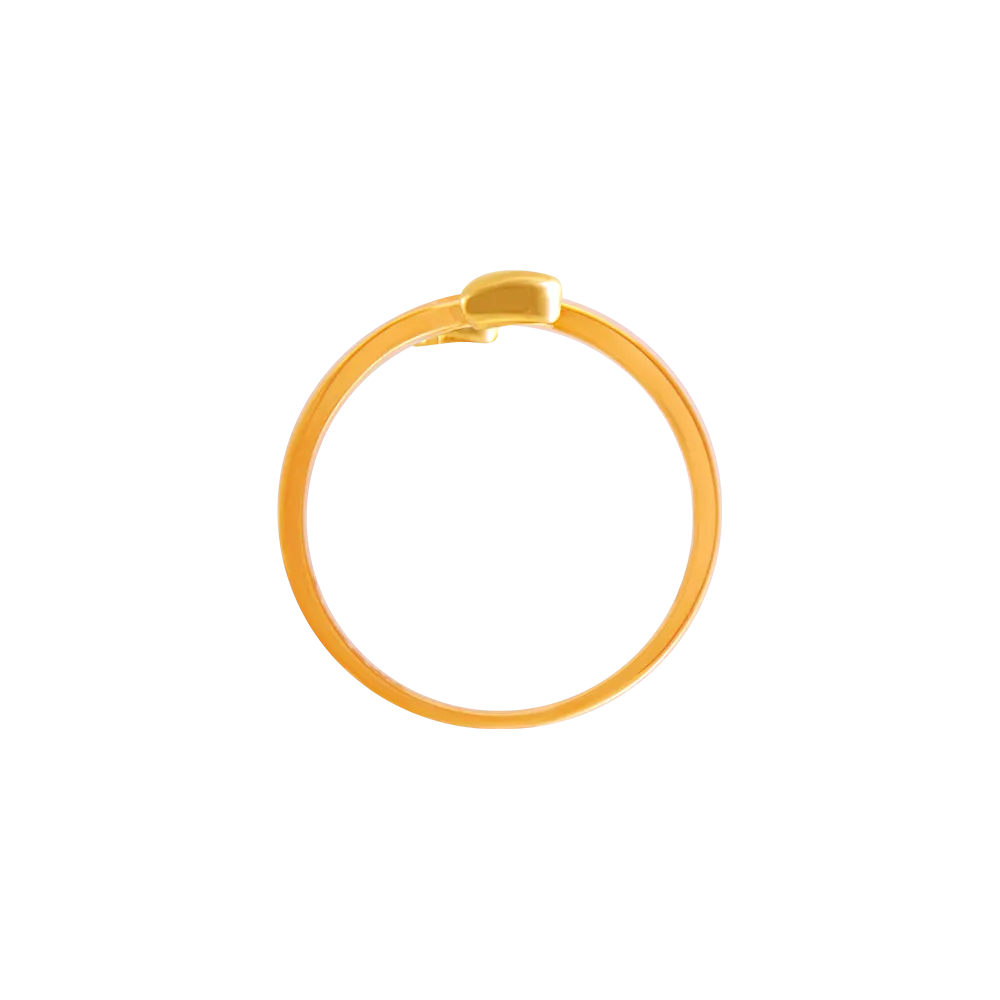18k (750) Yellow Gold And Diamond Ring For Women
