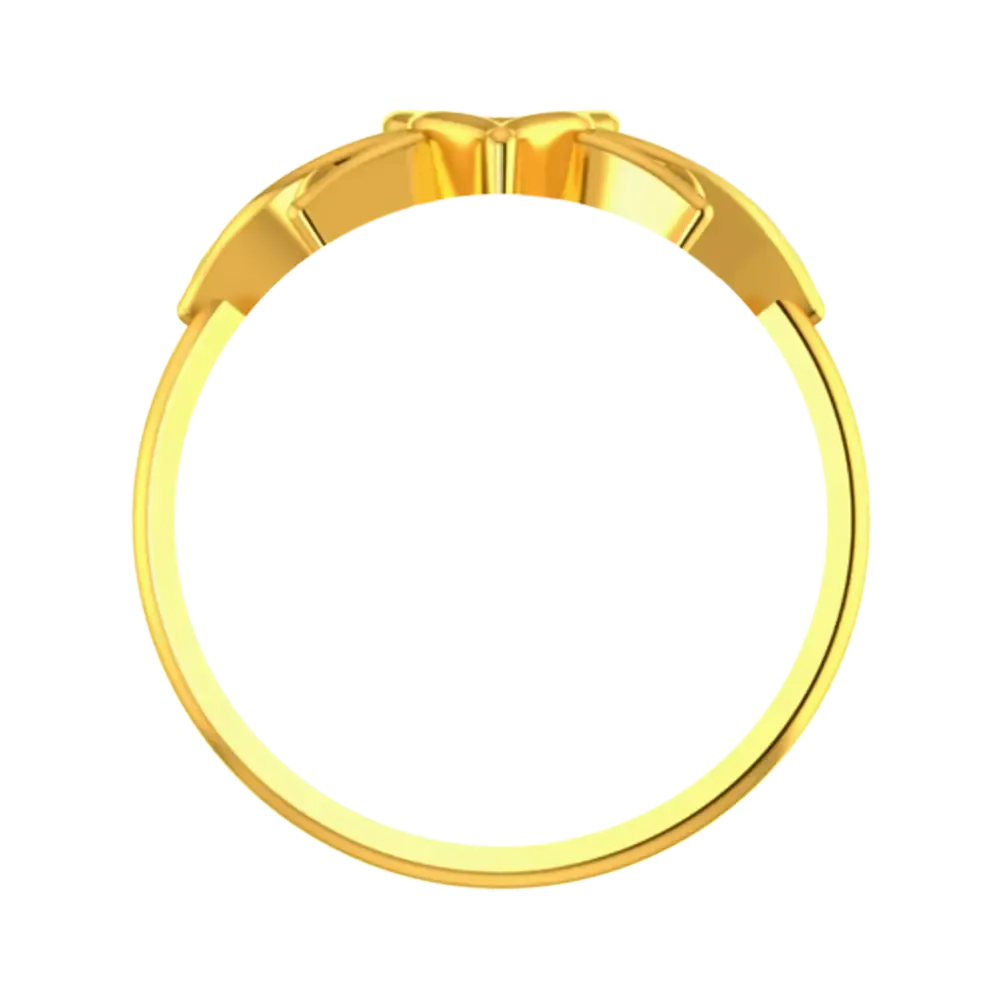 18k Gold Ring With Intricate Design From Online Exclusive