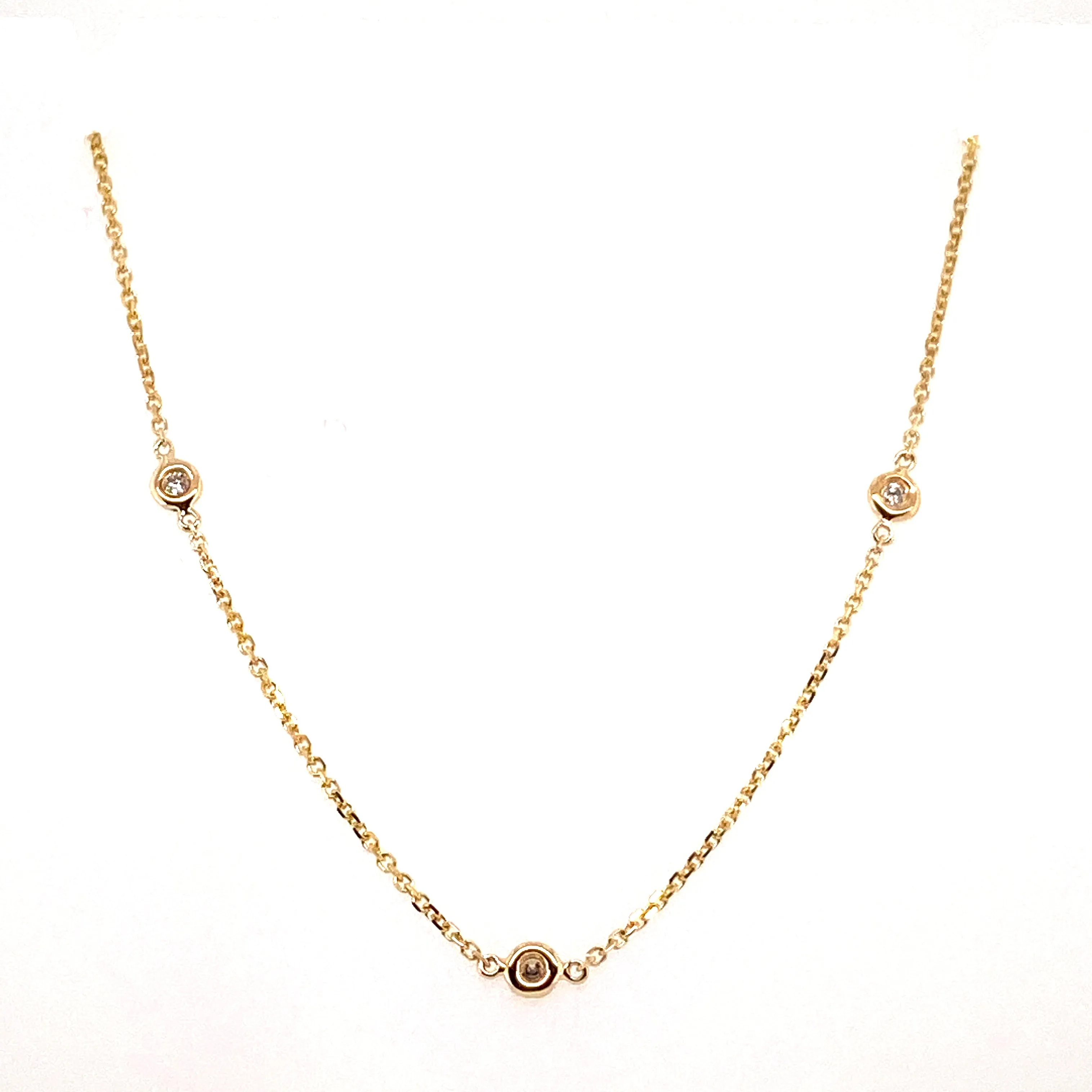 18" Diamond by the Yard Necklace