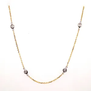 18" Diamond by the Yard Necklace