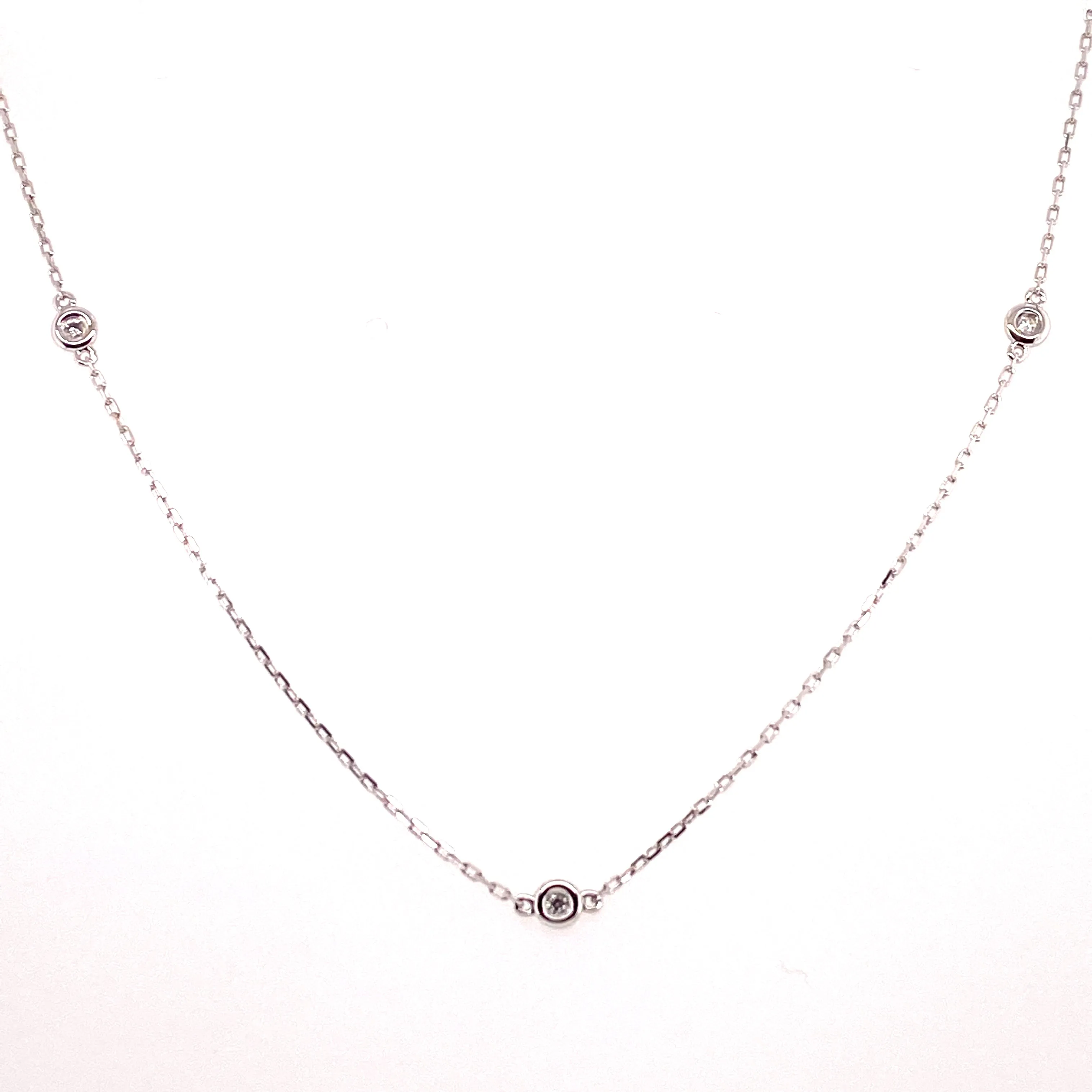 18" Diamond by the Yard Necklace