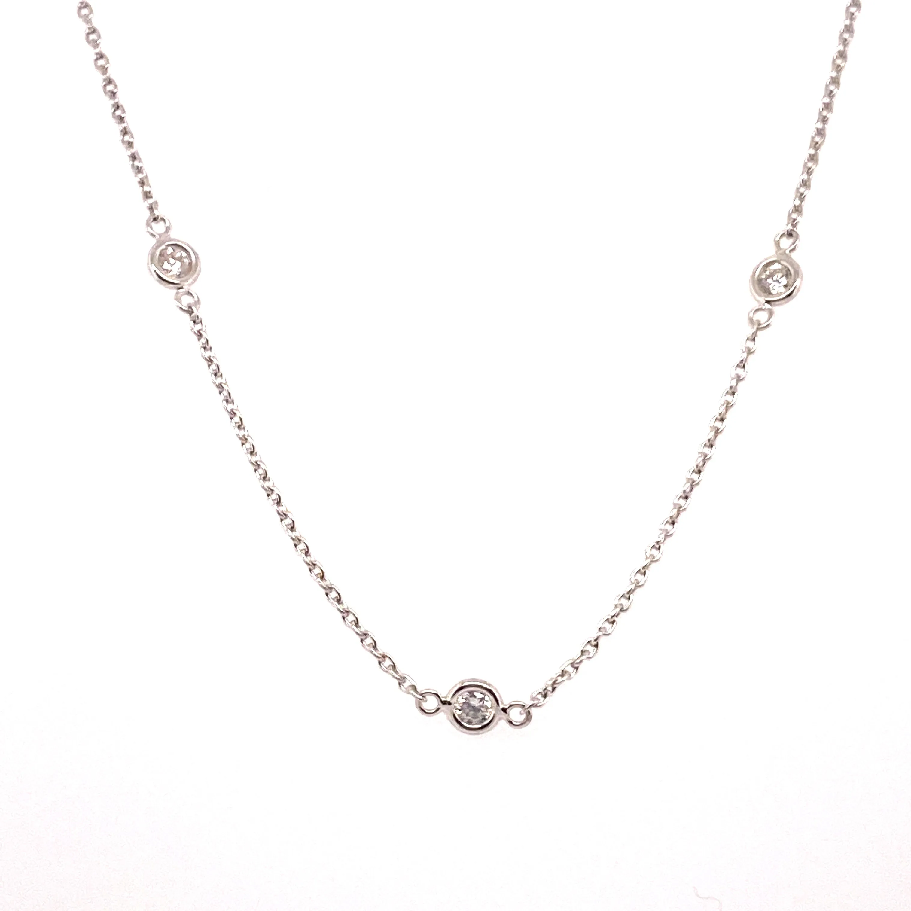 18" Diamond by the Yard Necklace