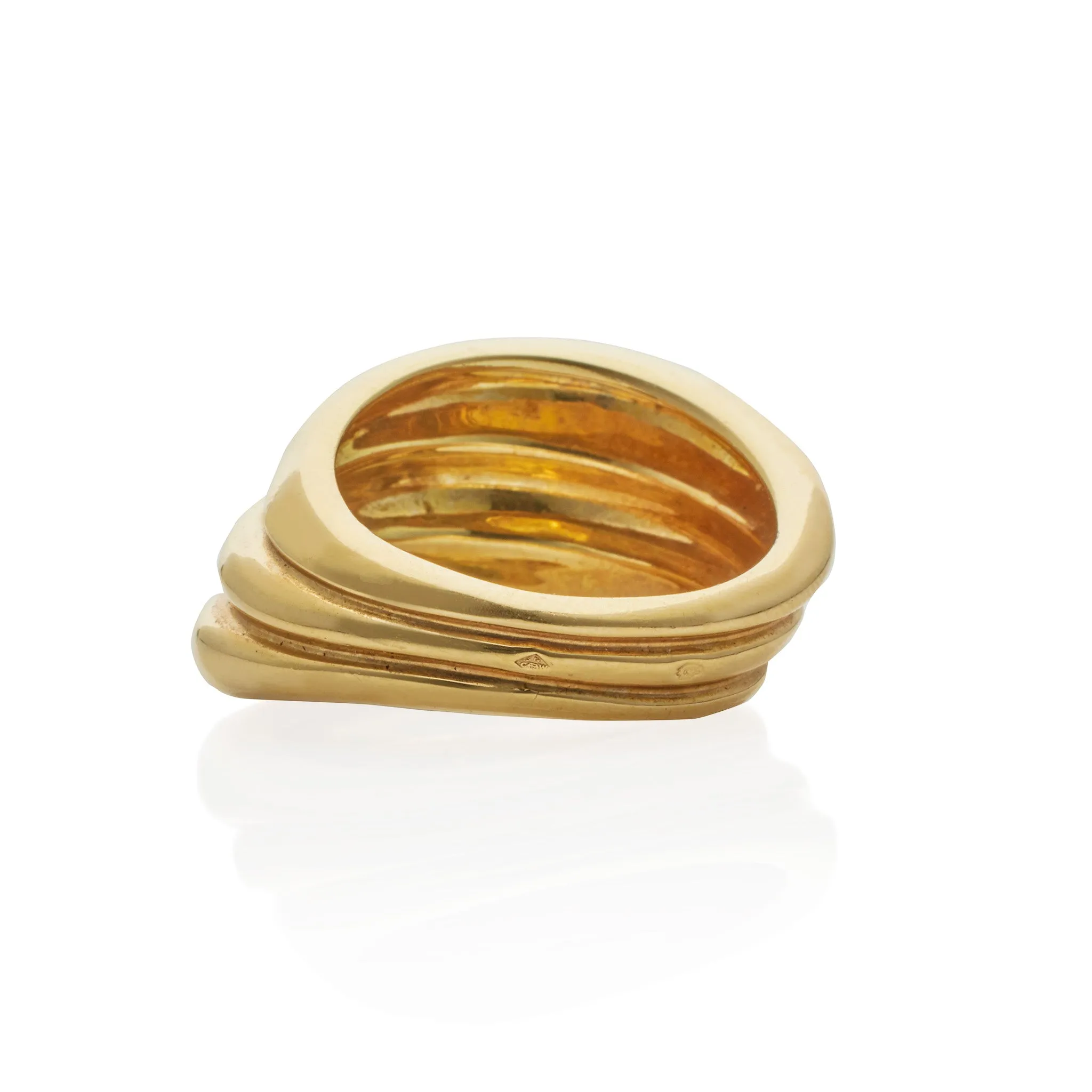1970s Chaumet Paris 18K Gold Ring