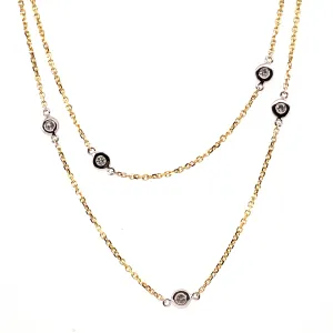 24" Diamond by the Yard Necklace