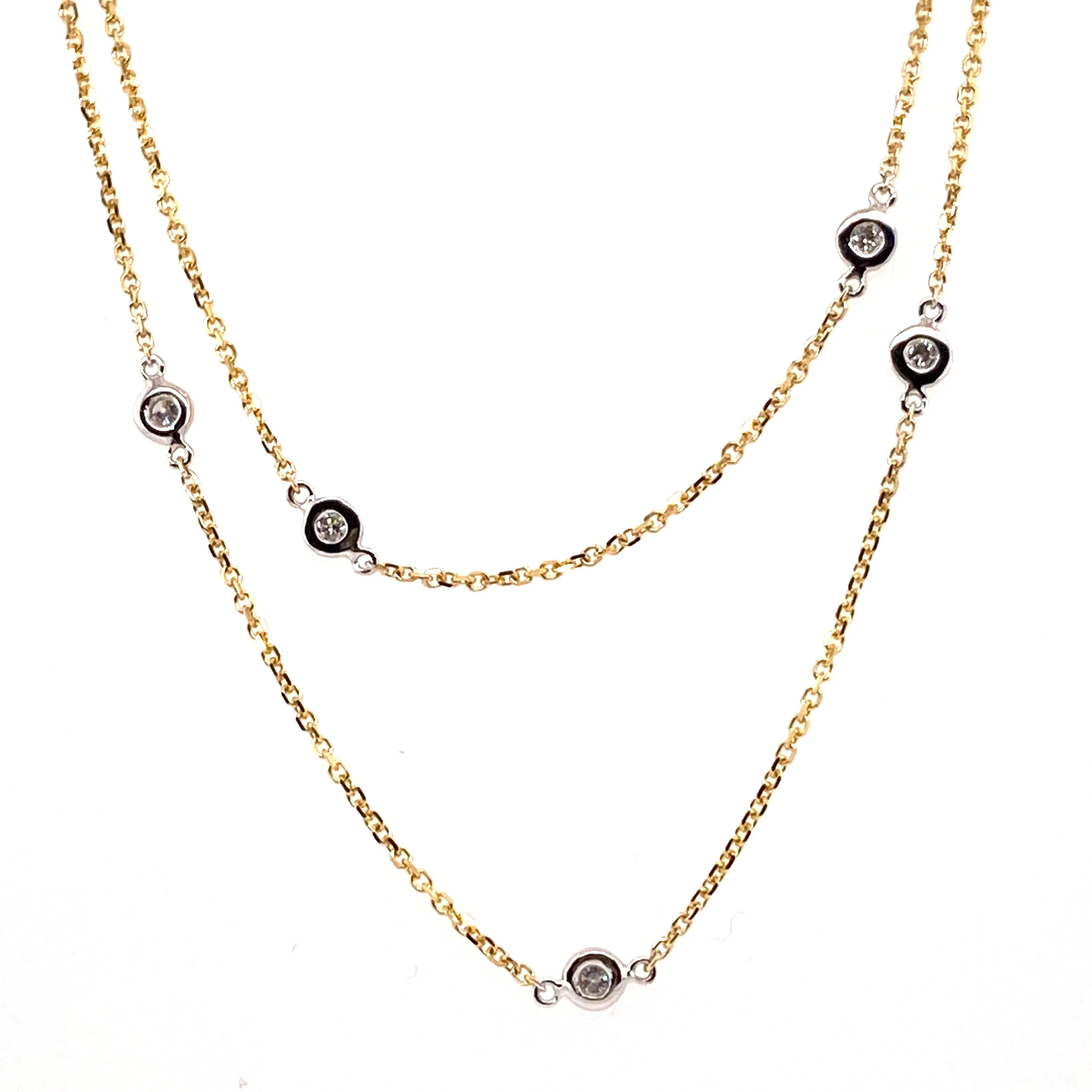 24" Diamond by the Yard Necklace