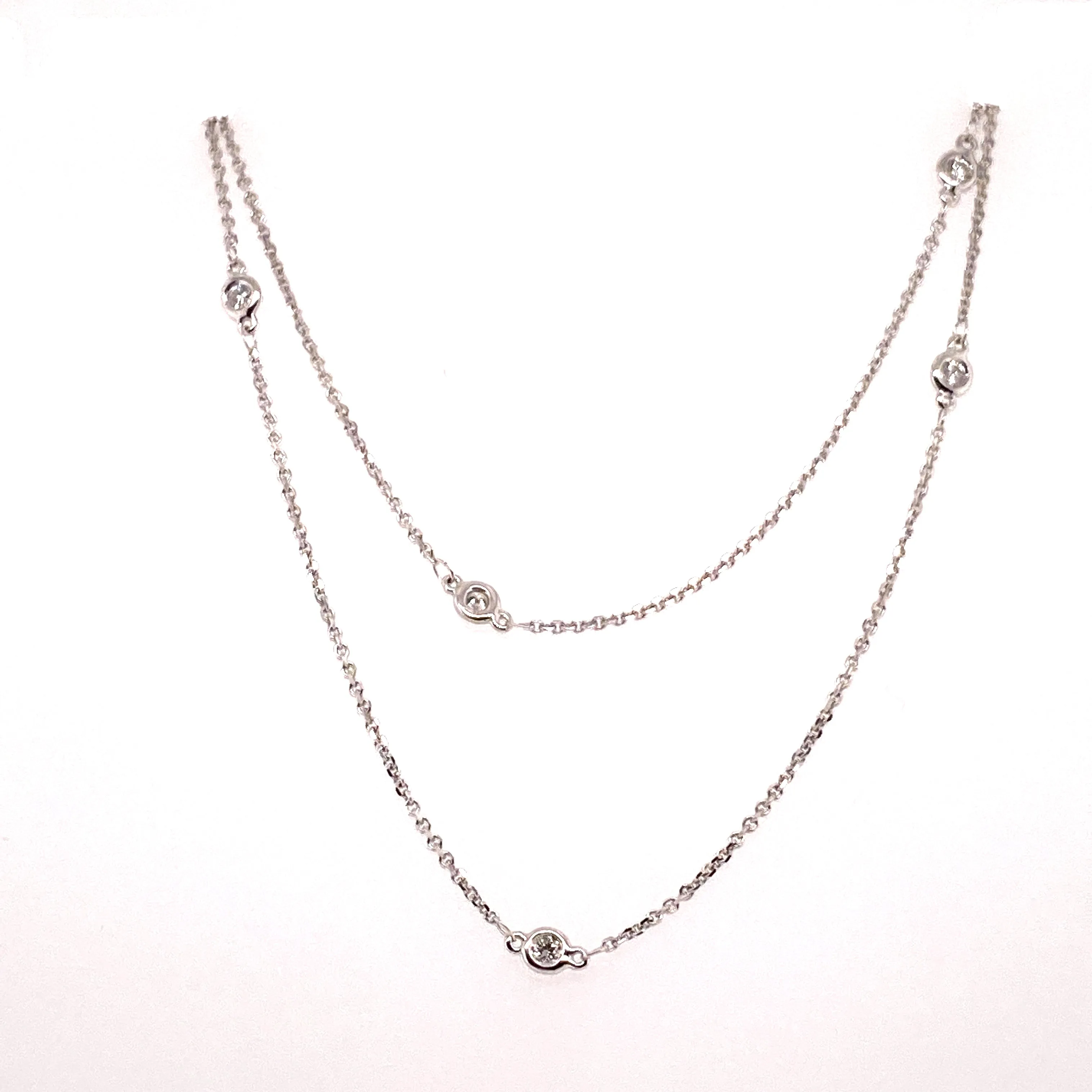 36" Diamond by the Yard Necklace