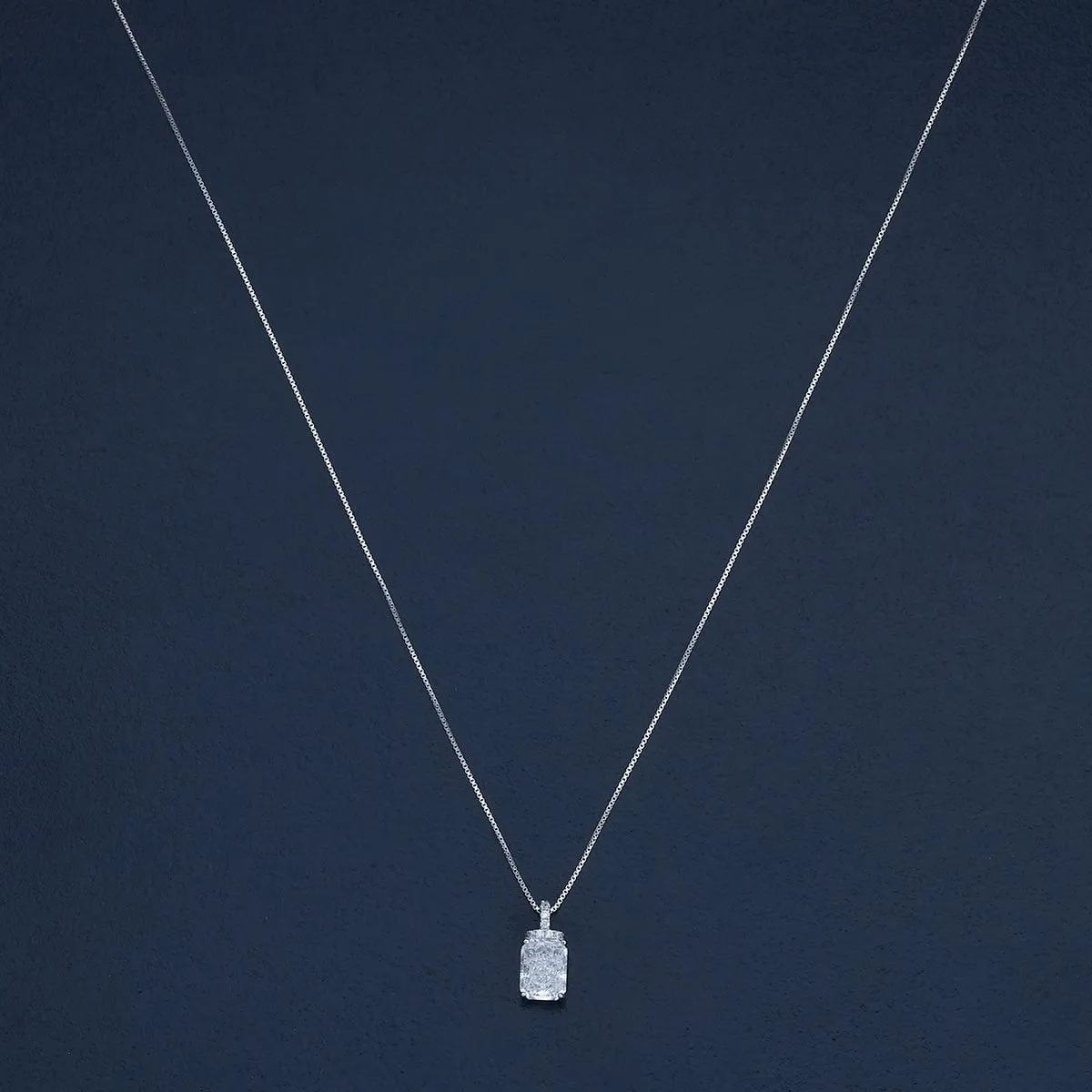 92.5 Silver Pendant with Chain 180873
