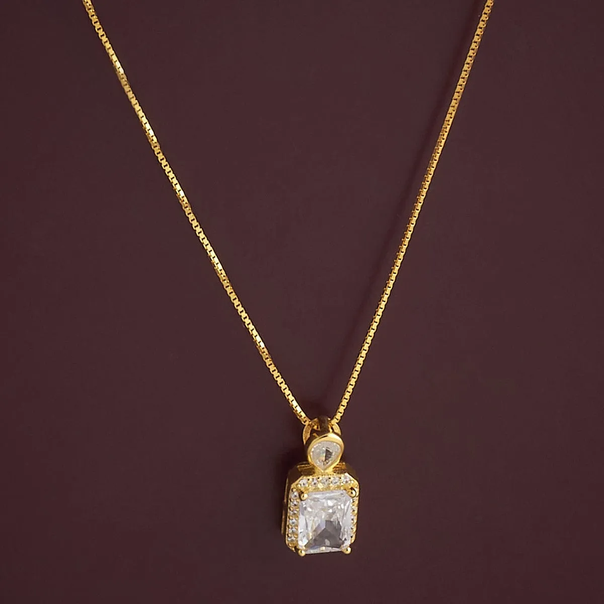 92.5 Silver Pendant with Chain  182969