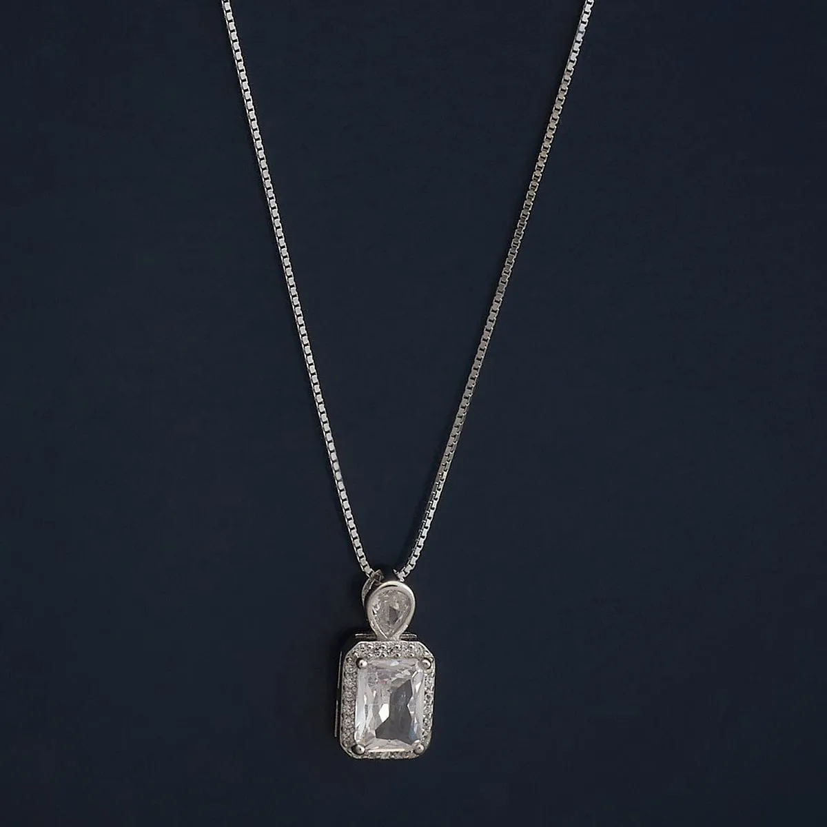 92.5 Silver Pendant with Chain  182969