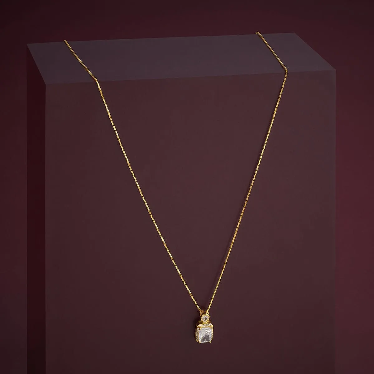 92.5 Silver Pendant with Chain  182969