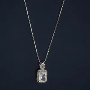 92.5 Silver Pendant with Chain  182969