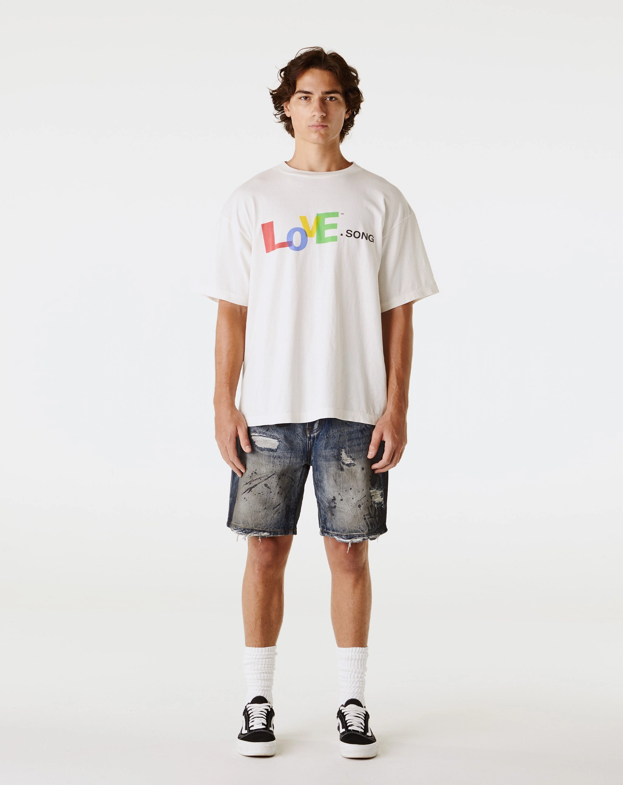 "Keychain" Denim Short