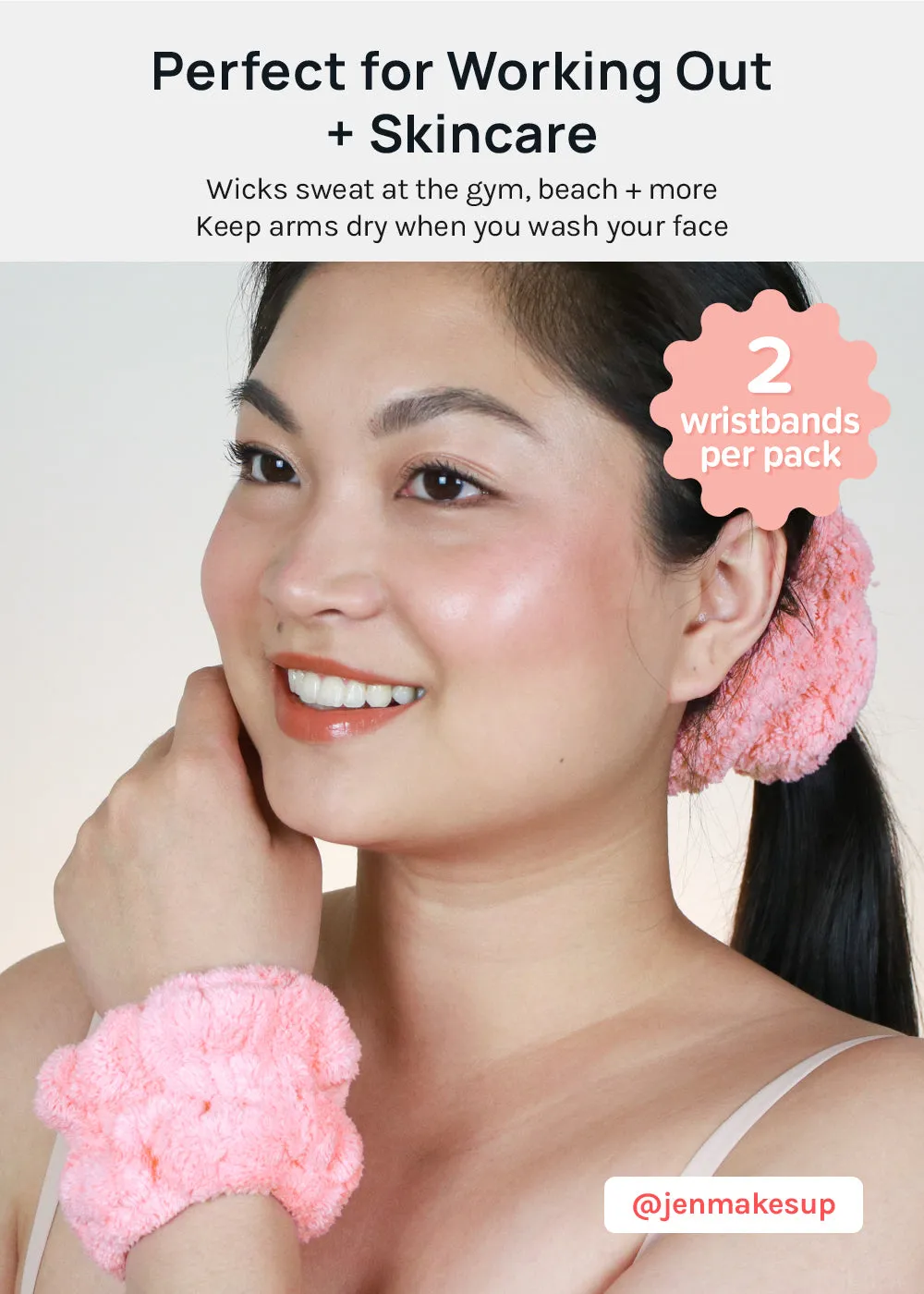 A  Microfiber No-Drip Wristbands