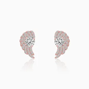 Aayesha??s Rose Gold Wing Studs
