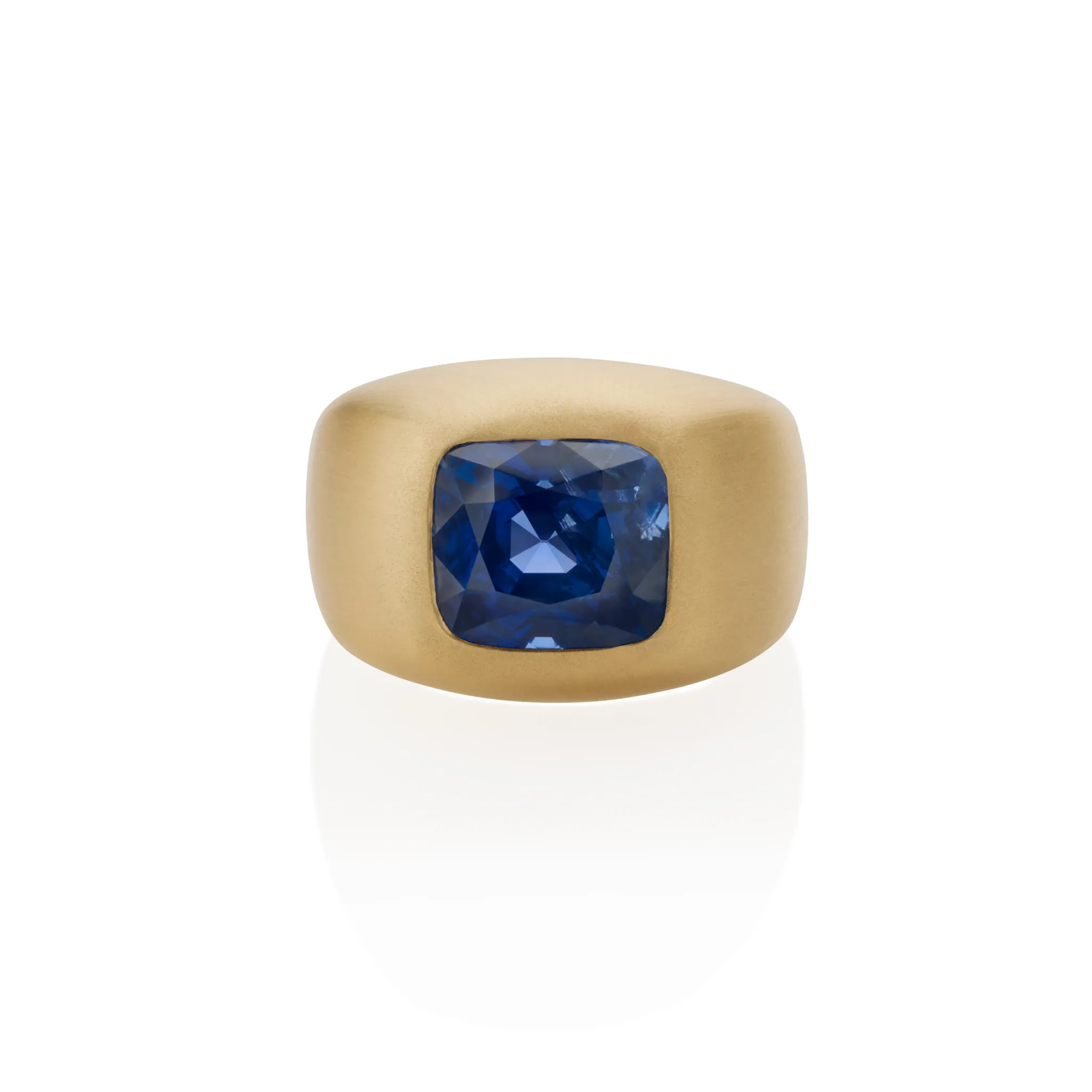 AGL No-Heat Kashmir Sapphire Ring
