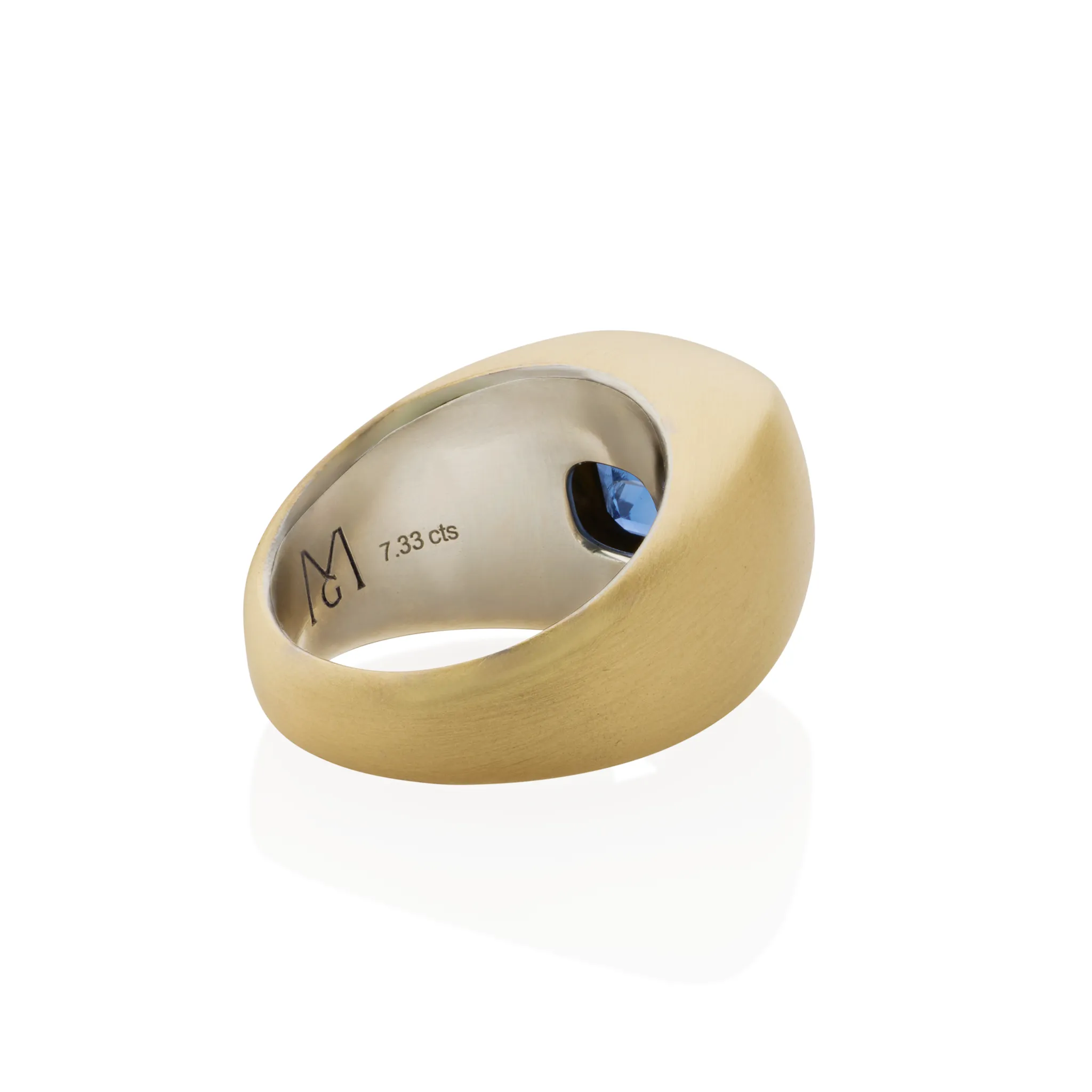 AGL No-Heat Kashmir Sapphire Ring