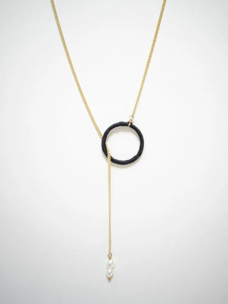 Alexandra Lariat Necklace - Gold