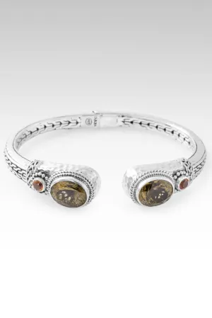 Always Treasured Tip-to-Tip Bracelet? in Olive Quartz & Citrine